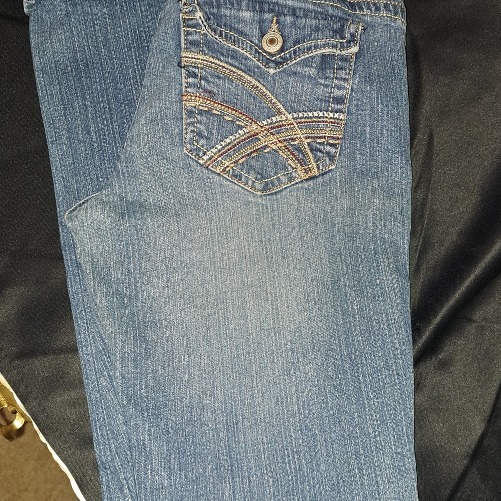 Rue21 womens jeans size 9/10 long Slim boot cut